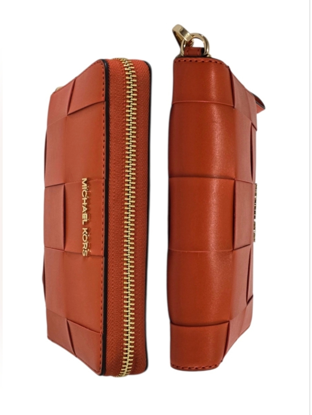 ⛔SOLD⛔️Michael Michael Kors-Jet Set Large  Smartphone Case Wrislet-Clay Red - Picture 6 of 9